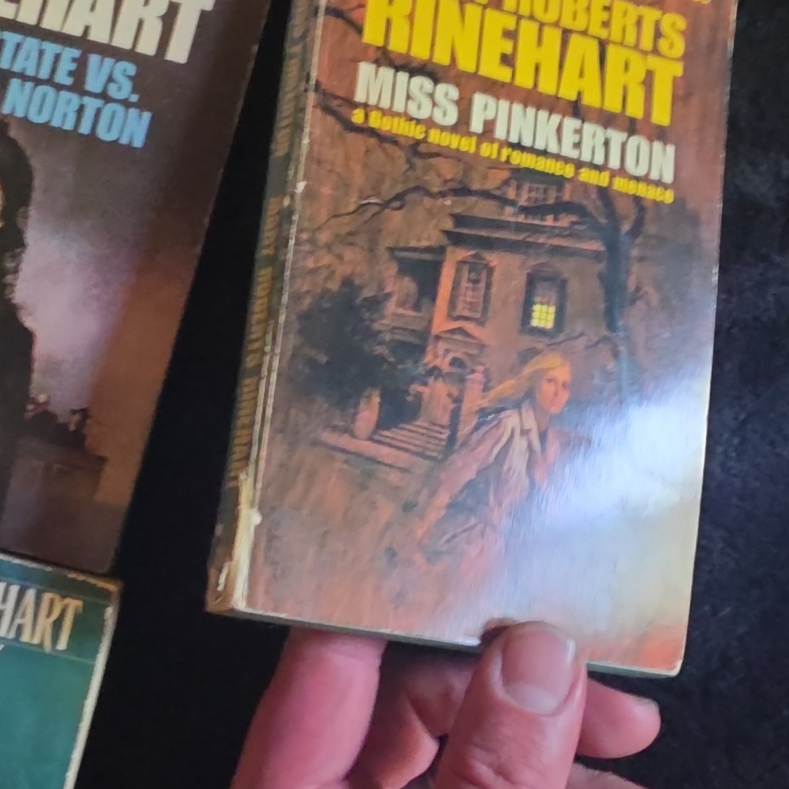 Lot of 8 Vintage Mary Roberts Rinehart Dell Paperback Gothic Mystery Books 60/70