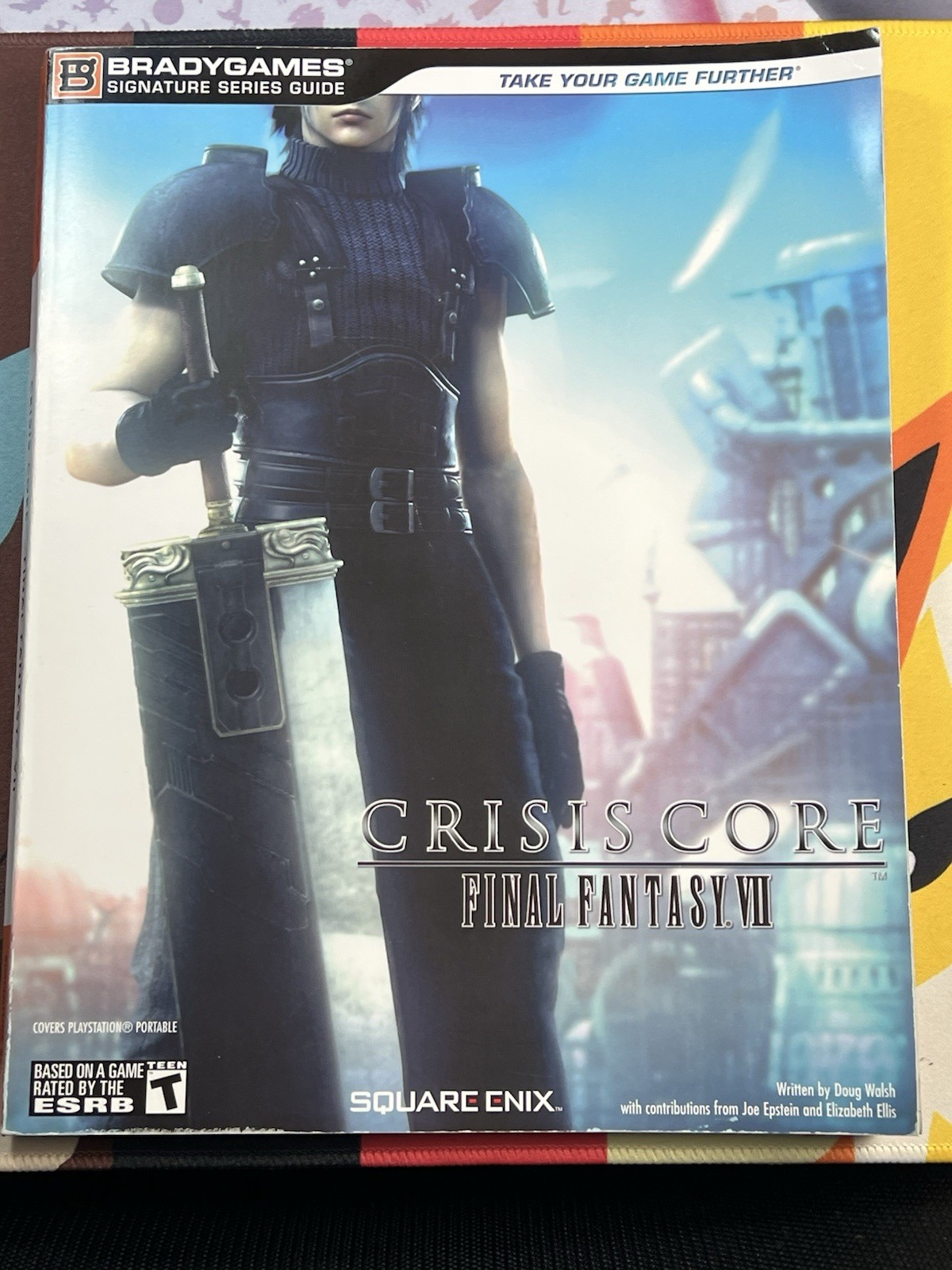 Crisis Core Final Fantasy VII 7 Brady Sony PSP Strategy Guide NMMT + poster
