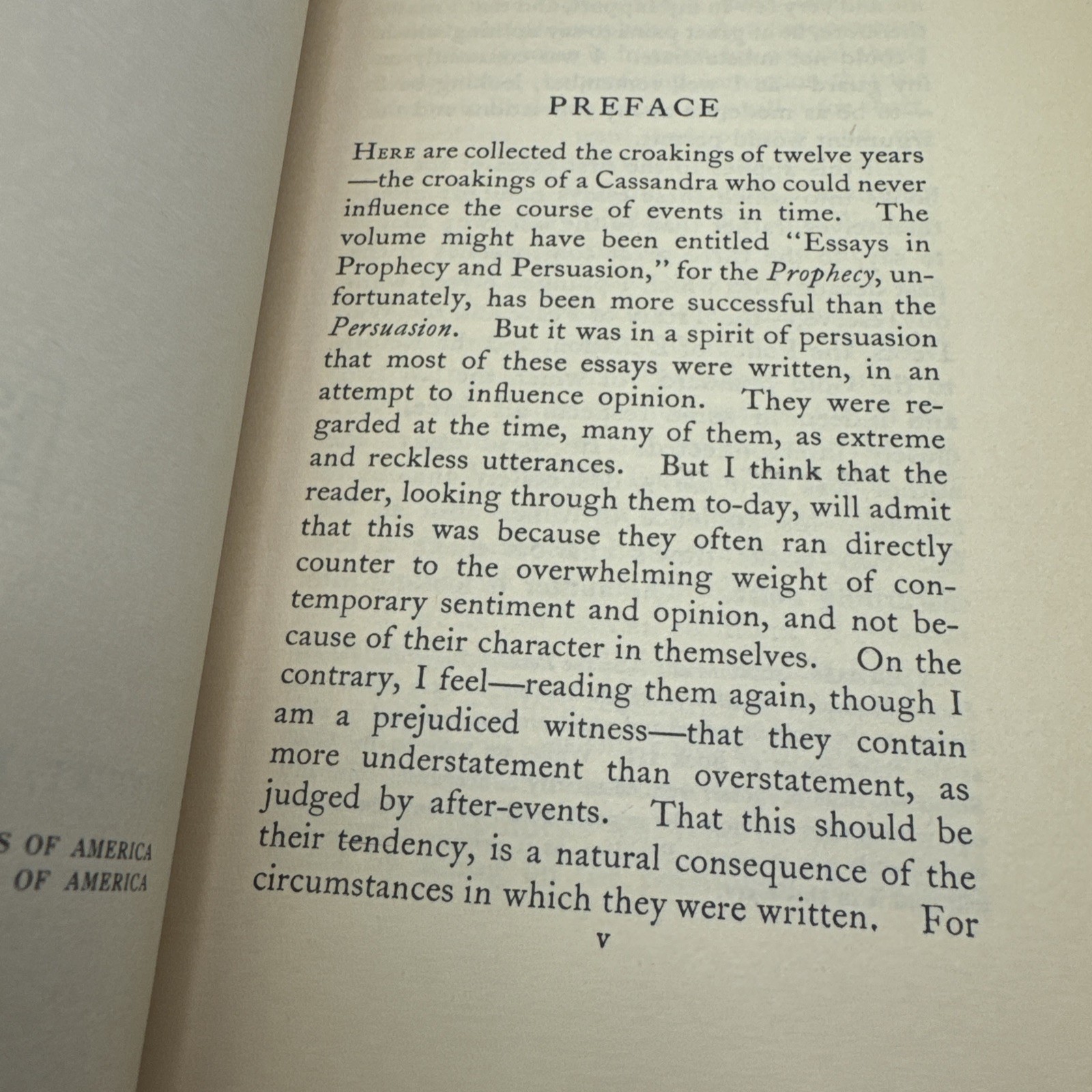 Essays in Persuasion John Maynard Keyes 1932 HC Harcourt Brace and Company