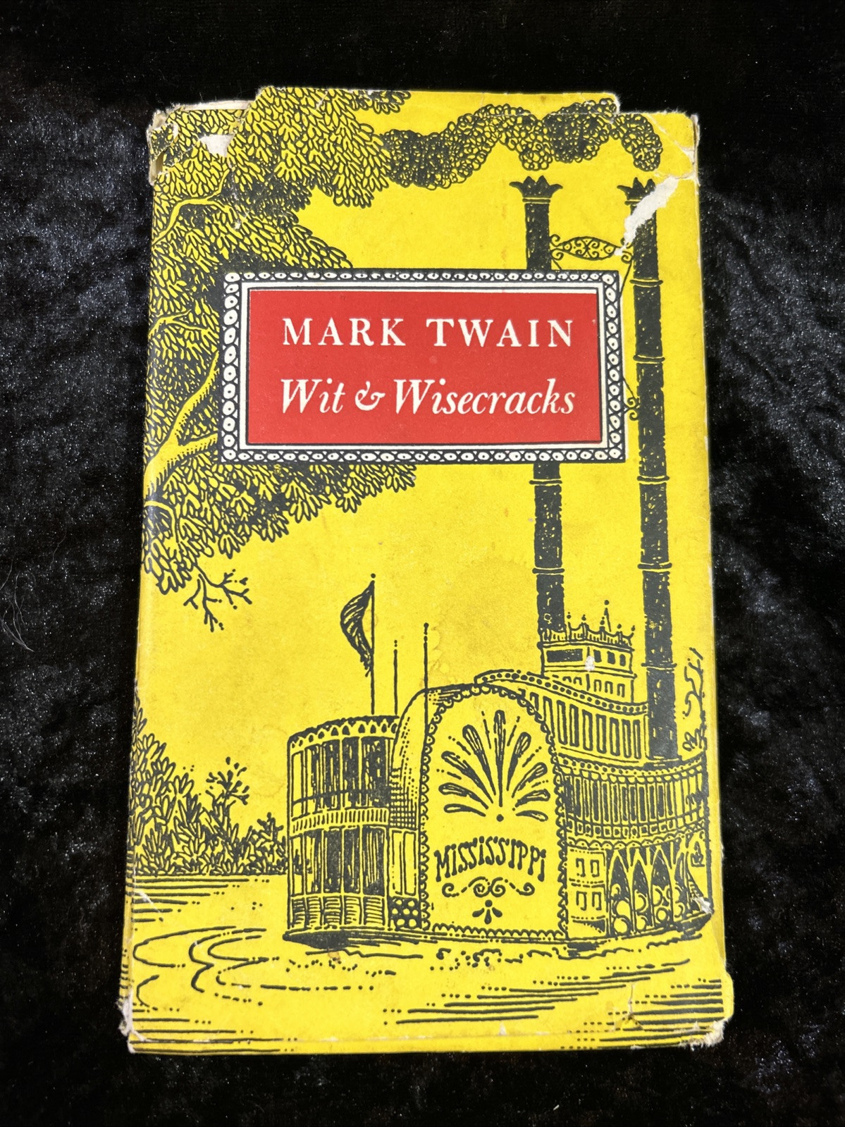 Mark Twain Wit & Wisecracks – 1961 Peter Pauper Press – h/c d/j