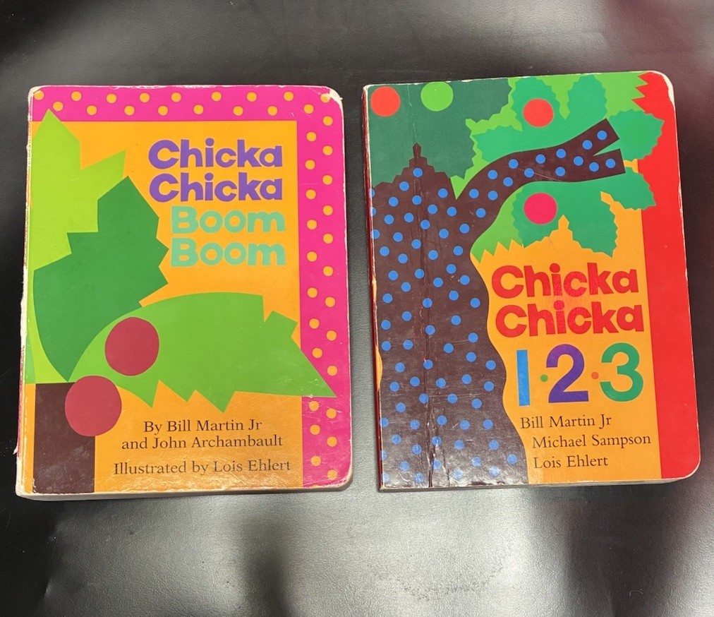 Two Baby Board Books: Chicka Chicka Boom Boom And Chicka Chicka 1-2-3