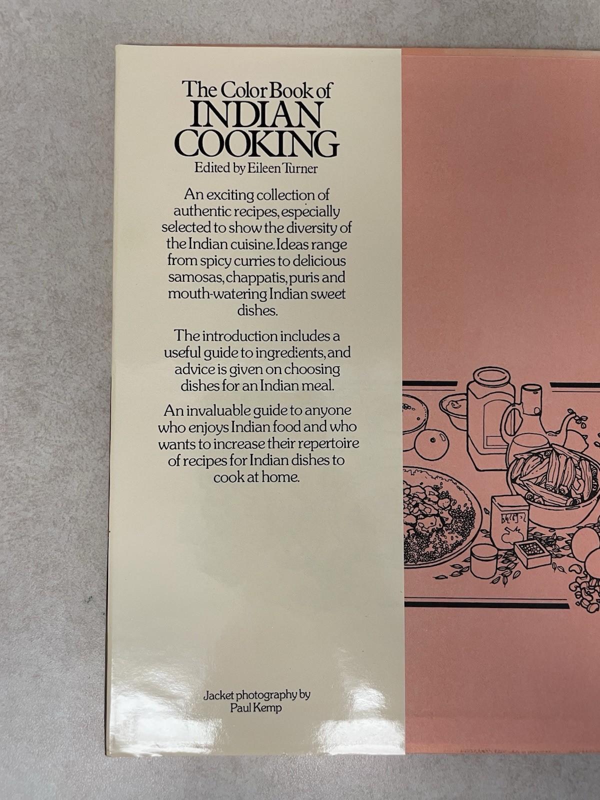The Color Book of Indian Cooking Edited by Eileen Turner 1978 (92 pages)