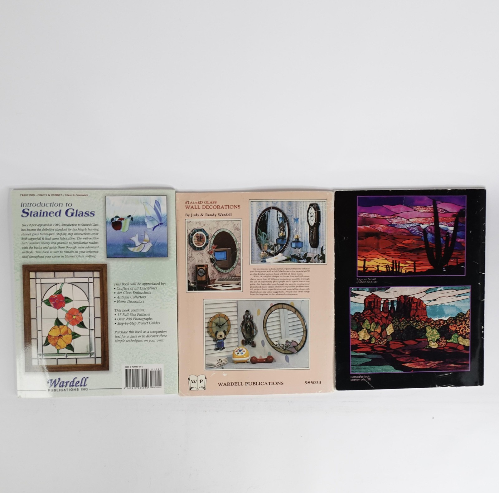Stained Glass Book Lot 11 Patterns Technique Southwest Christmas Japanese