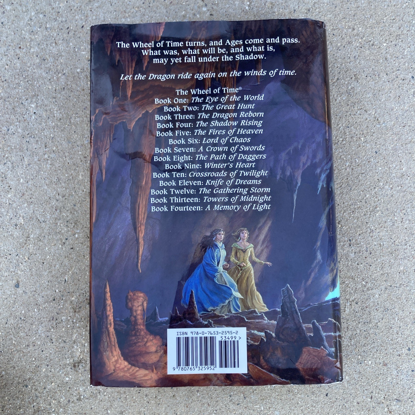 A Memory Of Light (Wheel Of Time #14) Robert Jordan, Auto Signed HC/DJ, 1st Ed.