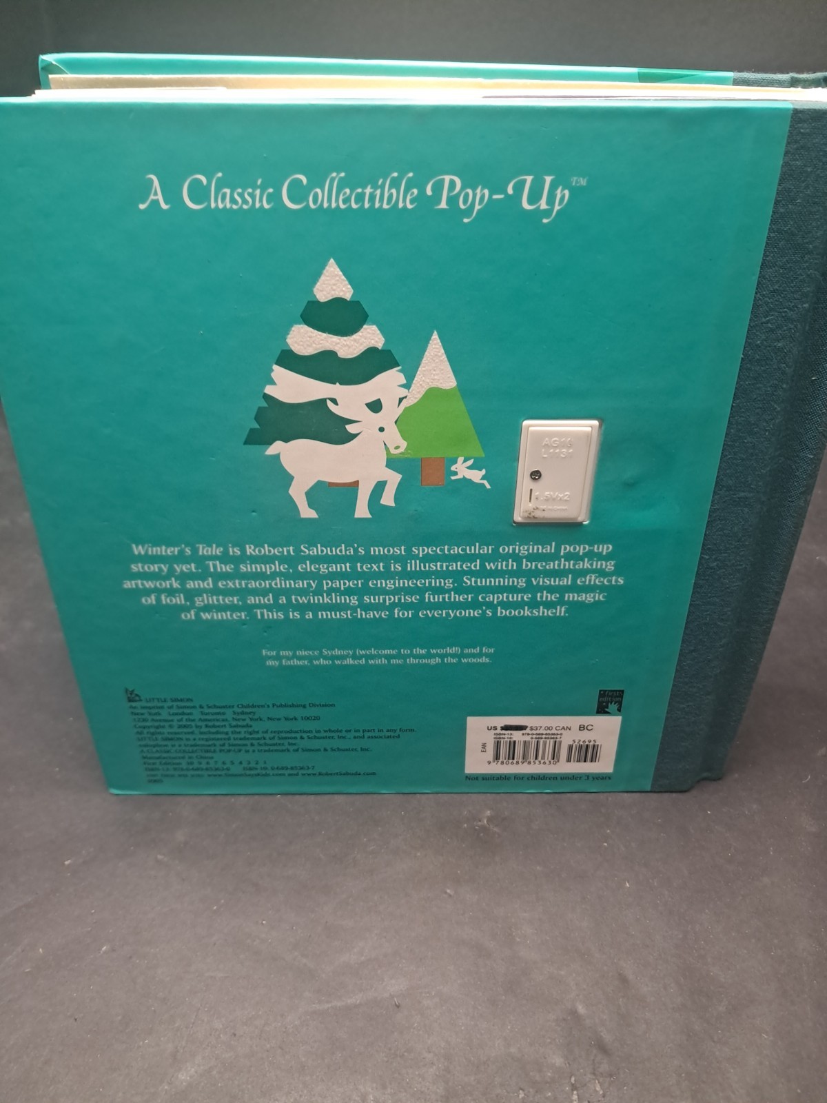Winters Tale – Pop-up book by Robert Sabuda