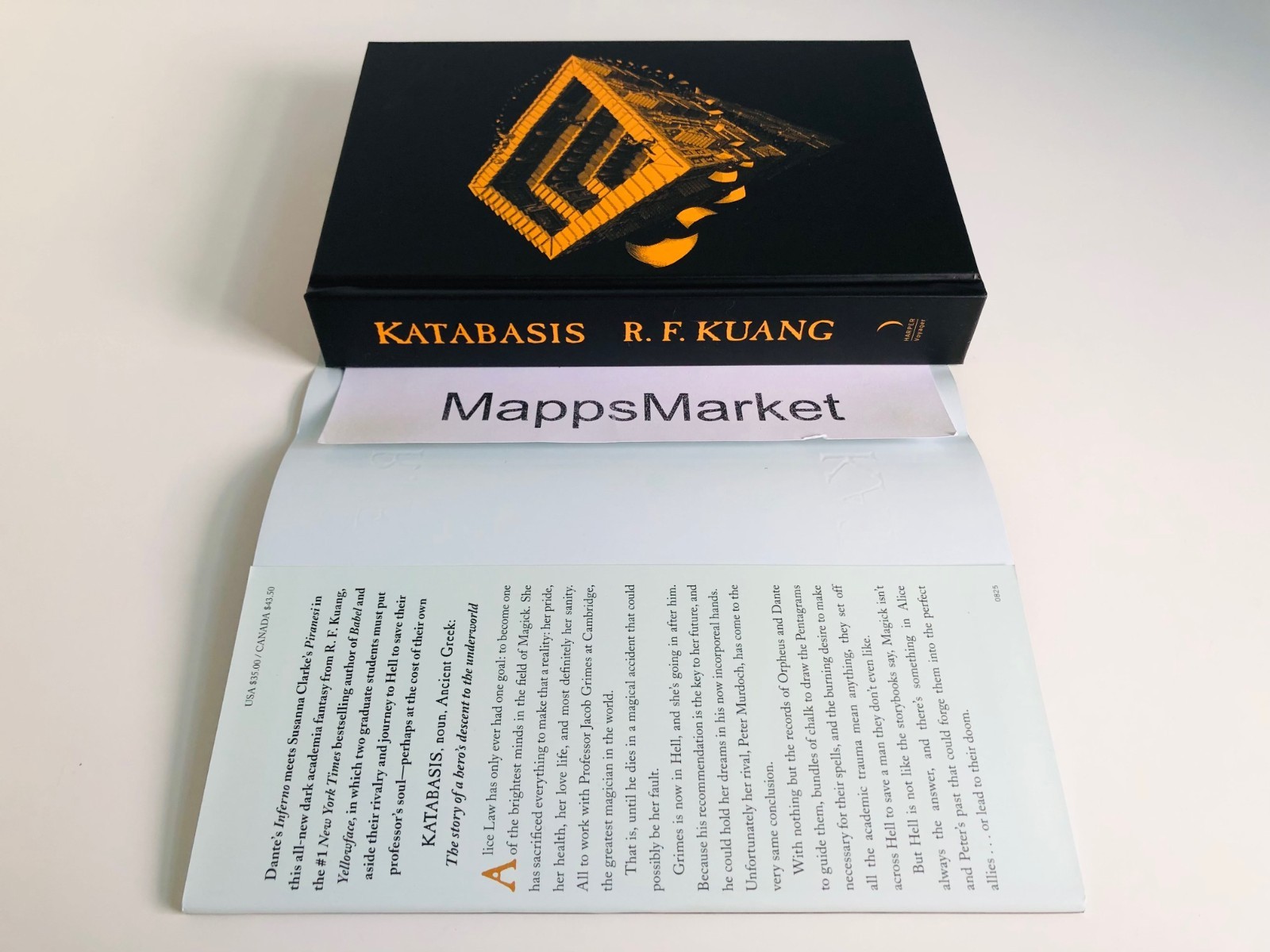 SIGNED Katabasis (Deluxe Limited Edition) by R.F. Kuang 1/1 (2025, HC) Stenciled