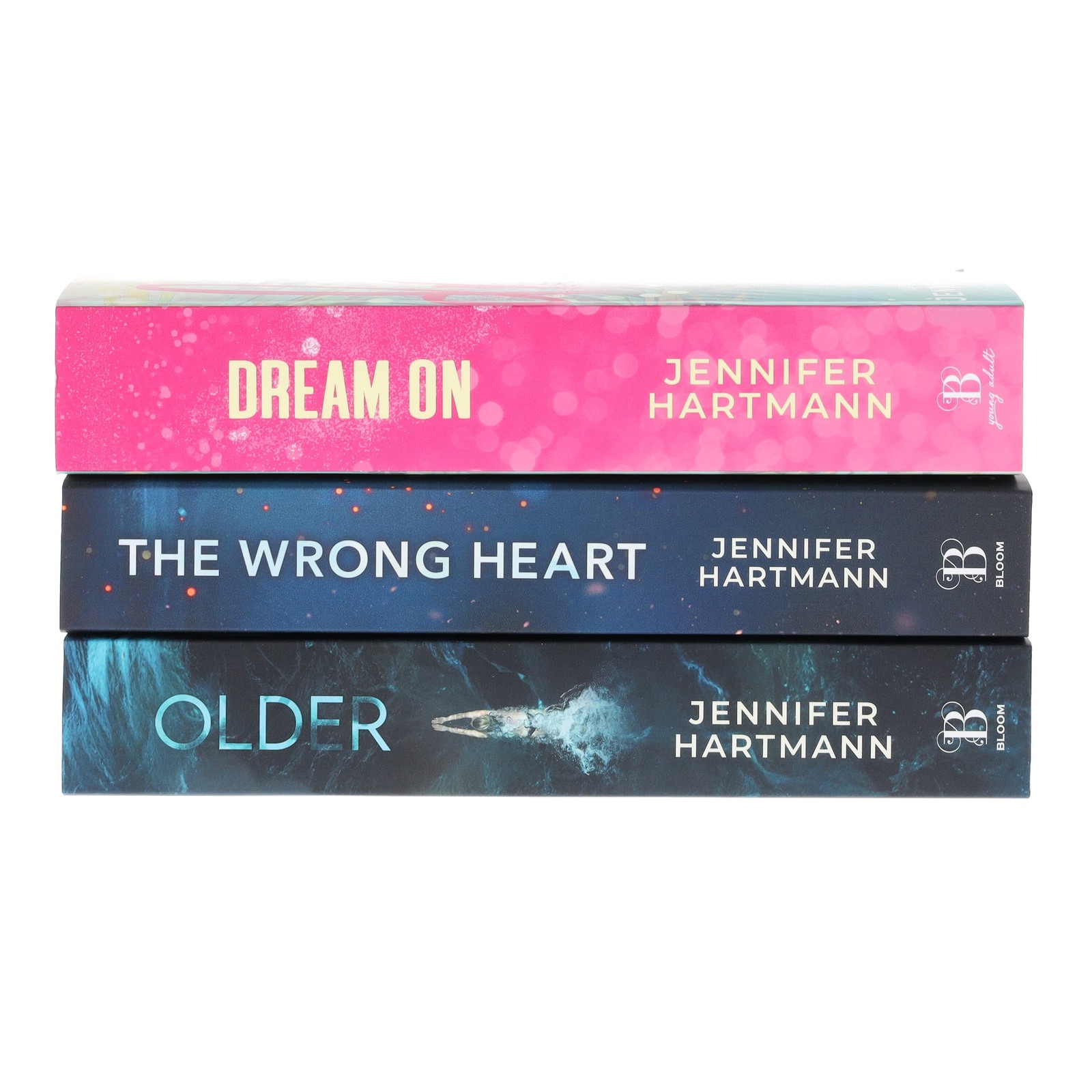 Jennifer Hartmann (The Wrong Heart, Older & Dream On) 3 Books – Paperback