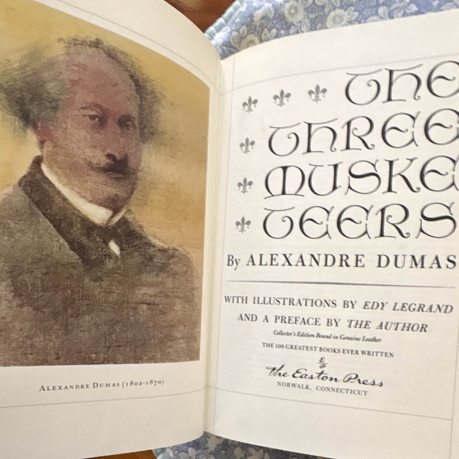 Easton Press Leather Bound Illustrated The Three Musketeers Alexandre Dumas