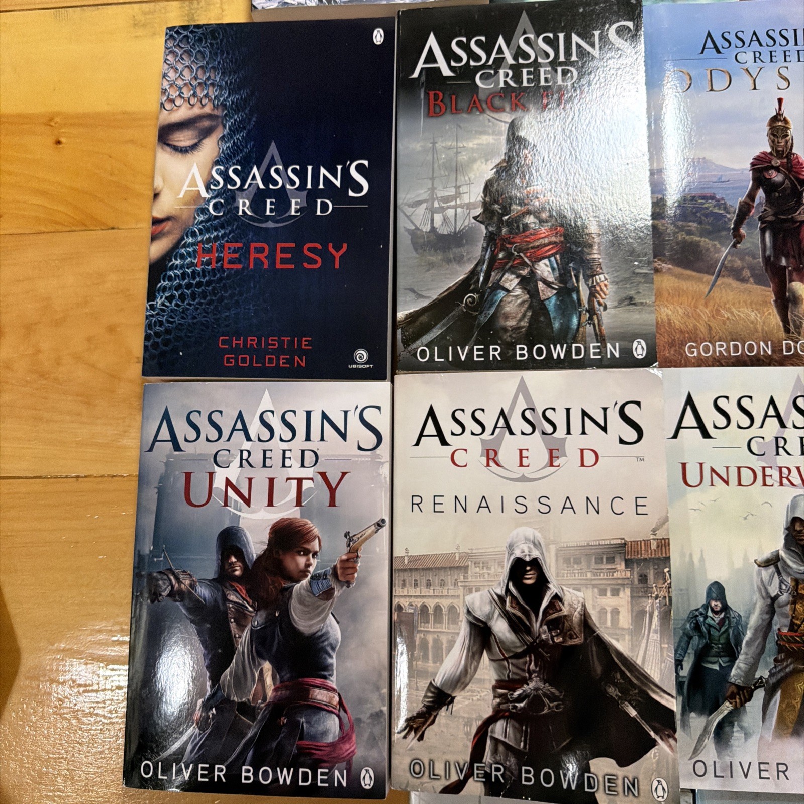 Assassin’s Creed 17 Novel Lot PB Books – Oliver Bowden Kirby Leisheng Preowned