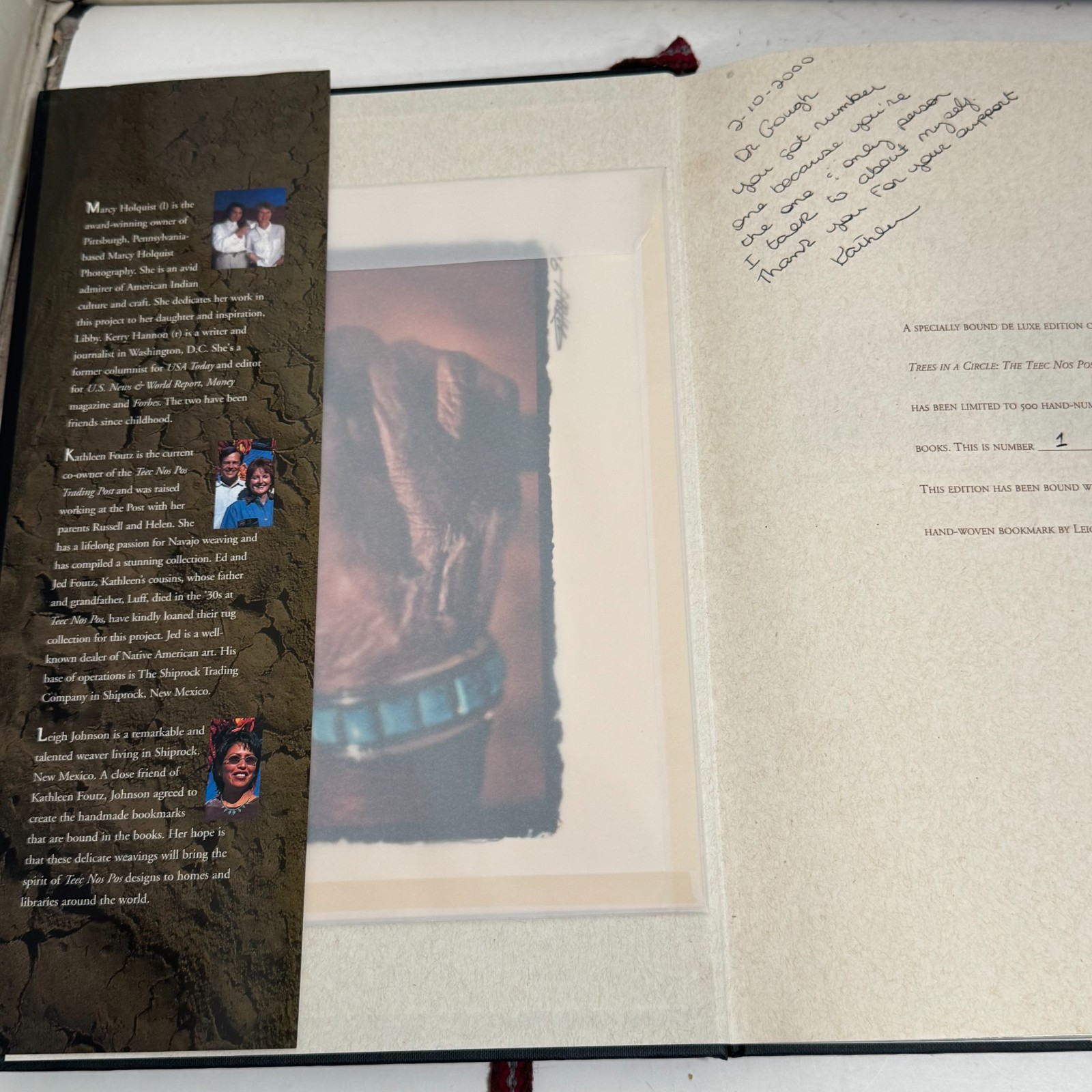 Trees in a Circle The Teec Nos Pos Story signed 1st Ltd Ed #1 Navajo Weaving
