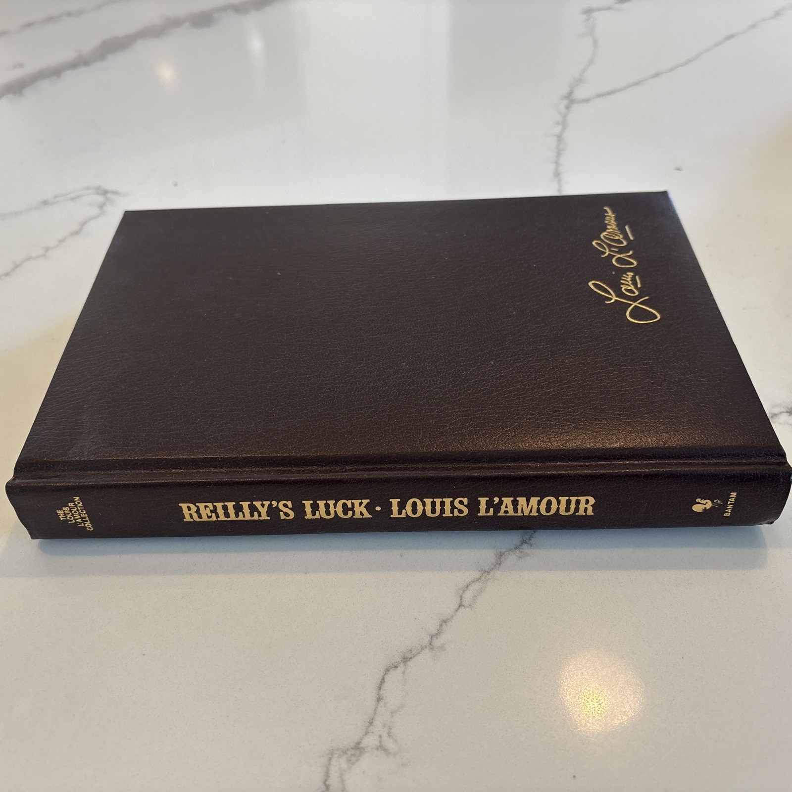 The Louis L’Amour Collection Bantam Leatherette Hardcover Edition Lot Of 8. O-14