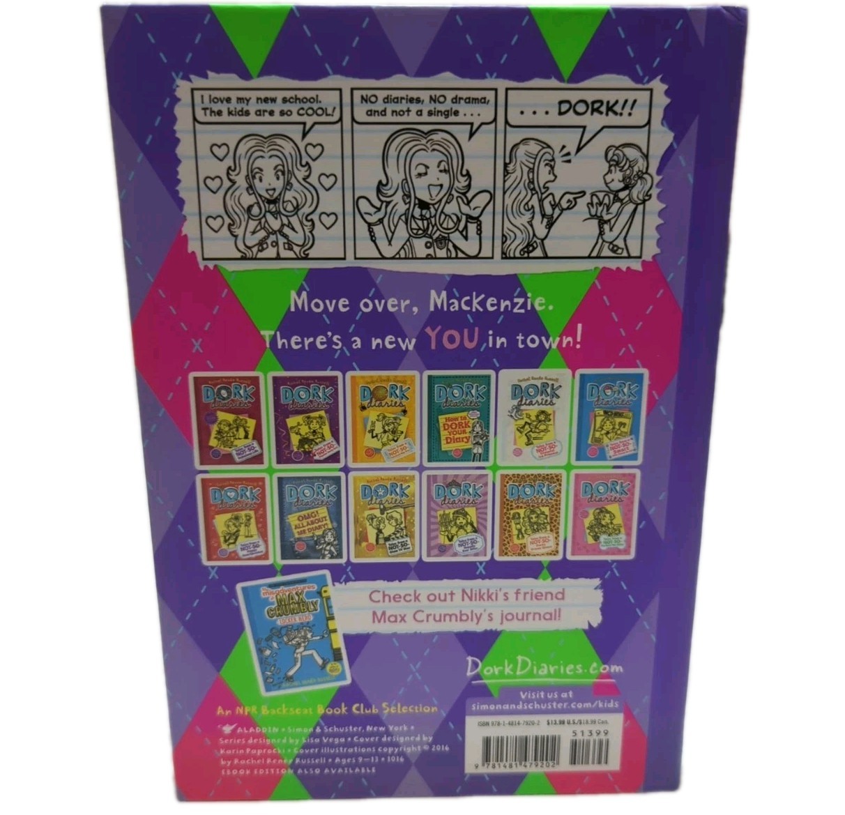 Dork Diaries By Rachel Renee Russell Hardcover Book Lot Of 11 #s 1, 4-7, 10-15