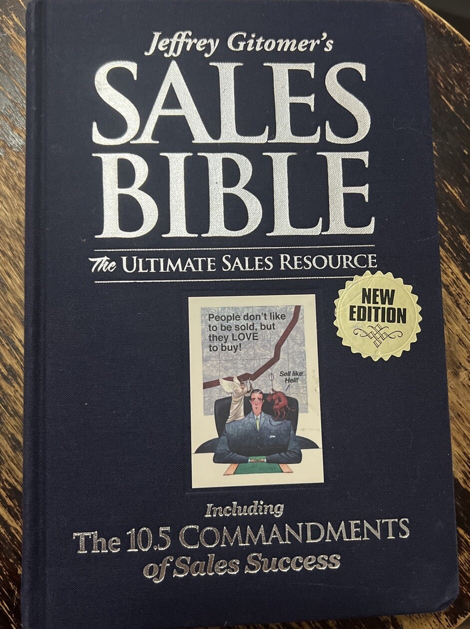 Jeffrey Gitomer’s Sales Bible by Gitomer Jeffrey – Book – Hard Cover