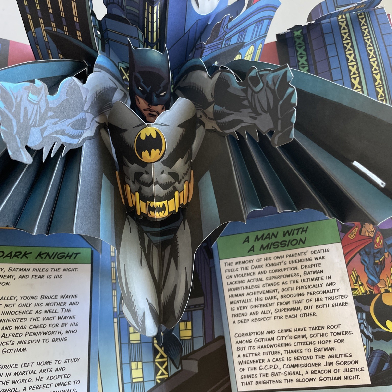 DC Super Heroes: The Ultimate Pop-Up Book by Matthew Reinhart Hardcover
