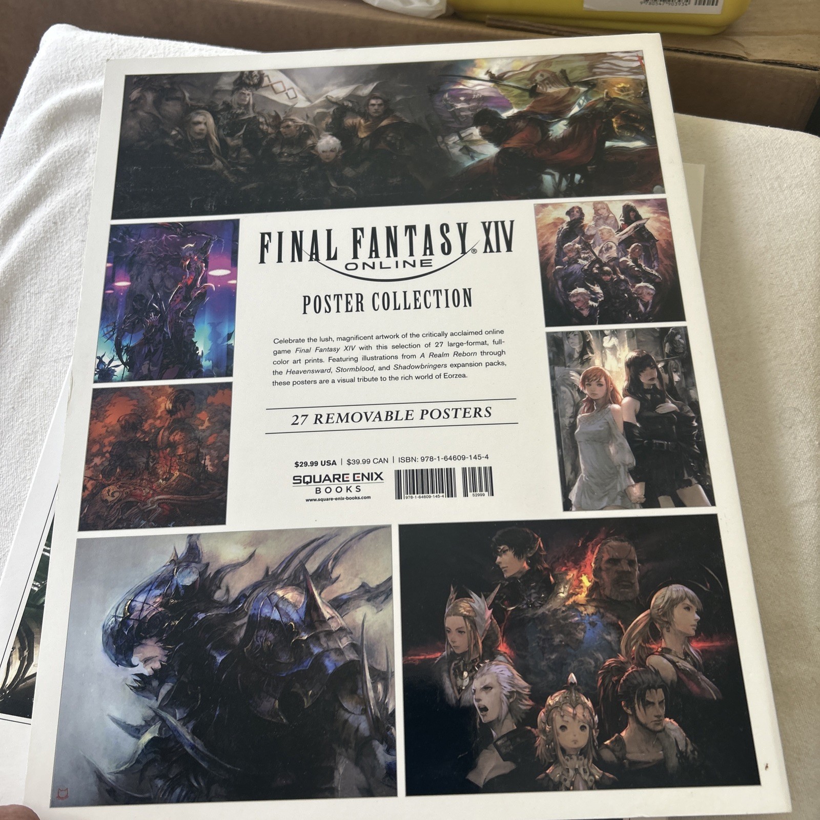 Final Fantasy VII, XIV Poster Collection 2 Books Br2