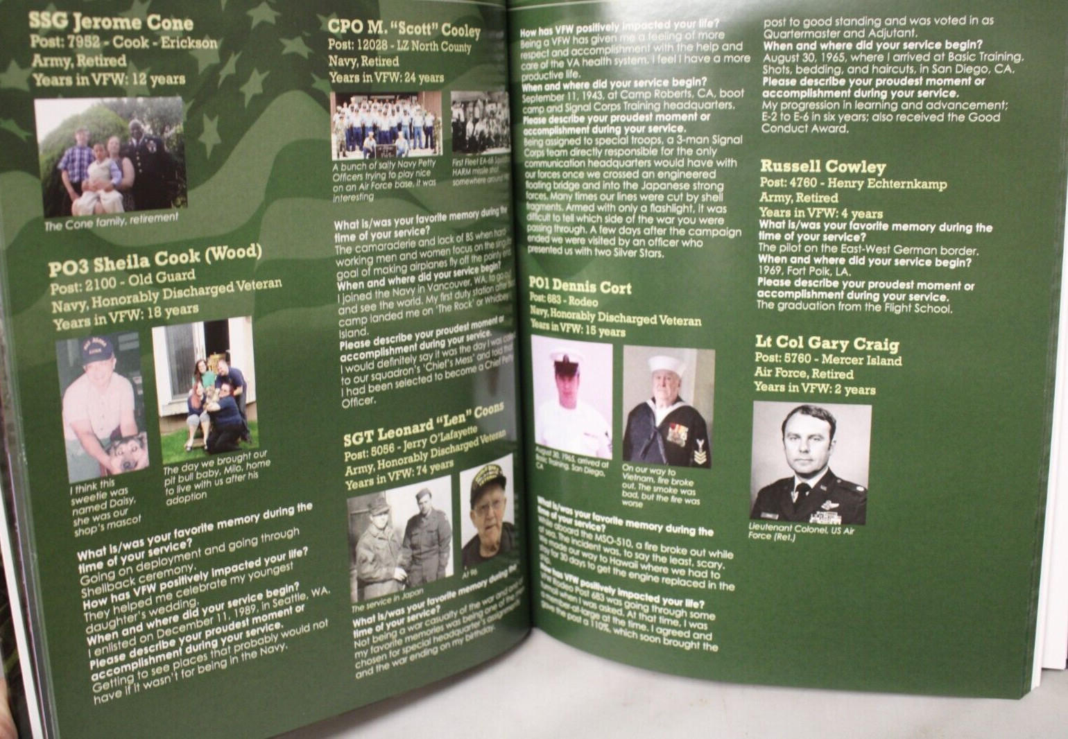 VFW Veterans Of Foreign Wars 2020 Then & Now Washington State Member Publication