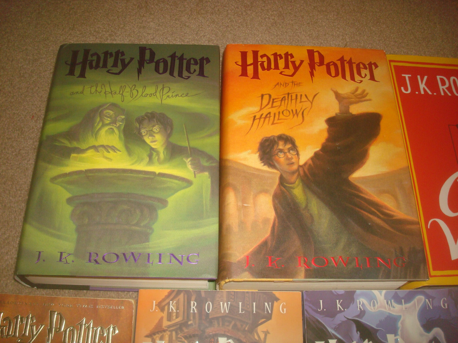 Harry Potter Book LOT Complete Series Set Beedle Bard Casual Vacancy J K Rowling