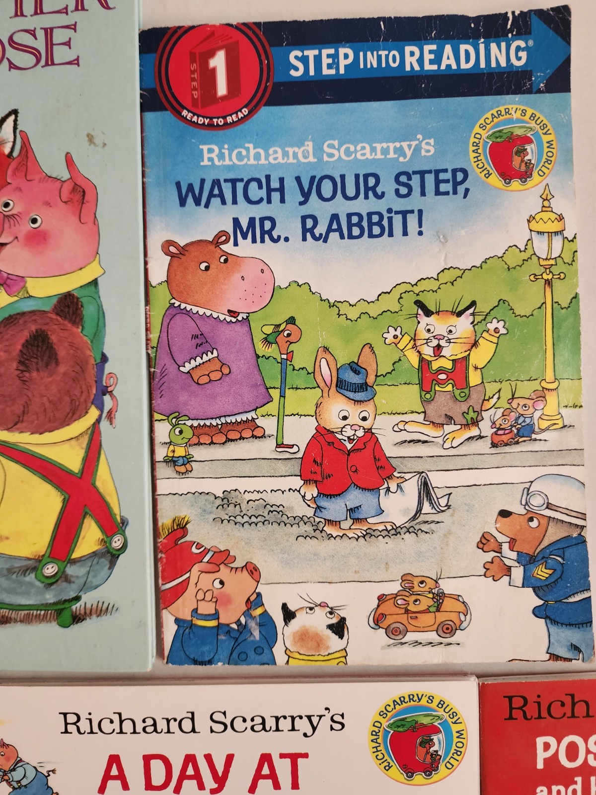 Lot 14 Richard Scarry Picture Books Golden Books Busy Busy Town Storybooks