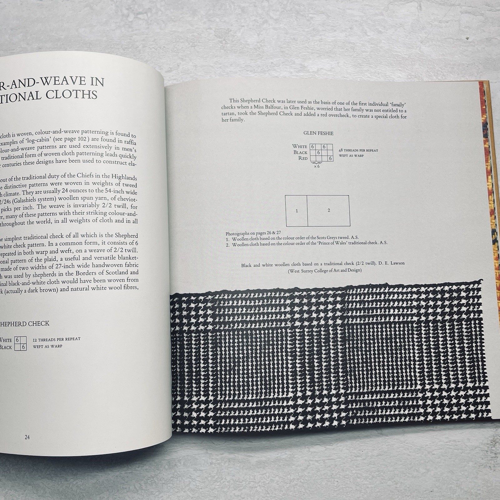 COLOR-AND-WEAVE DESIGN by Ann Sutton 1984 HC/ DJ Patterns Loom Textiles