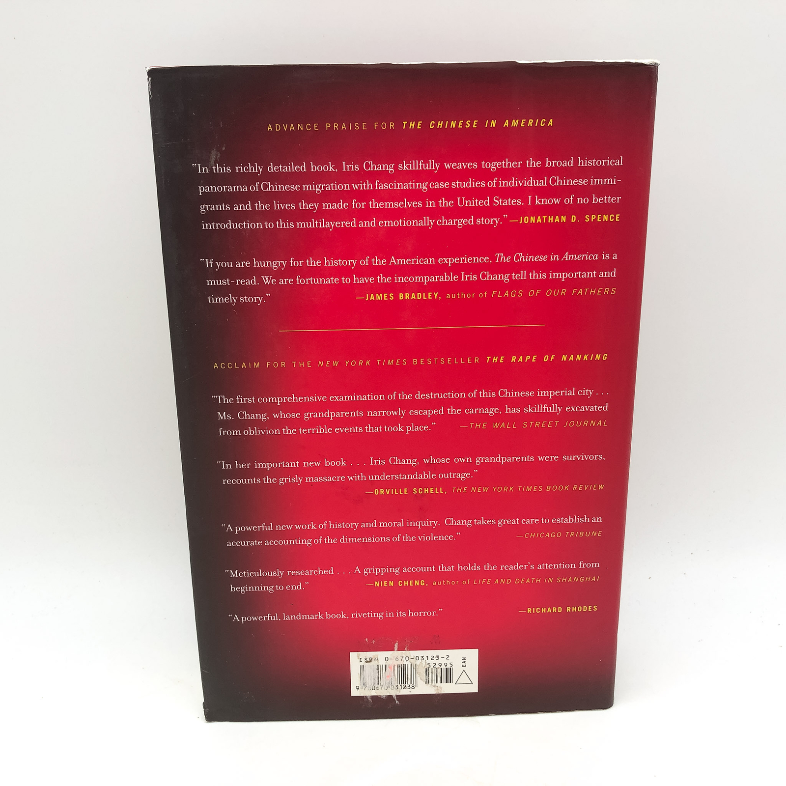 The Chinese In America HC Iris Chang 2003 Personal Narrative History 1st Edition