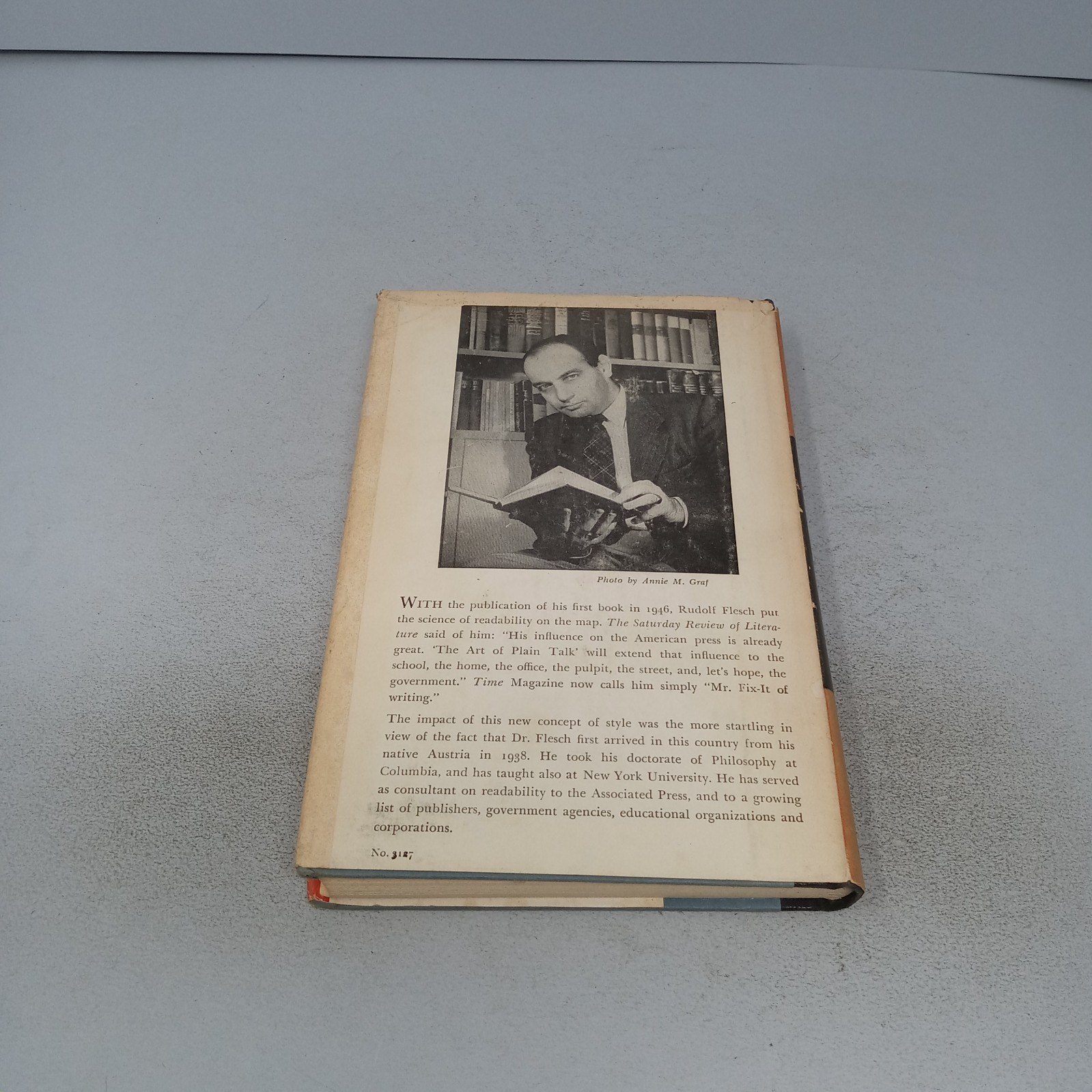 The Art of Readable Writing: 1949 Harper & Row Hardcover by Rudolf Flesch