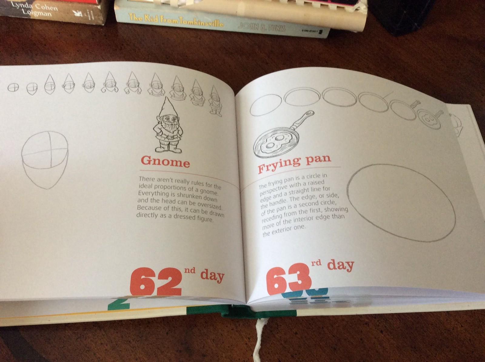 365 DAYS OF DRAWING By Lise Herzog – Hardcover Like New