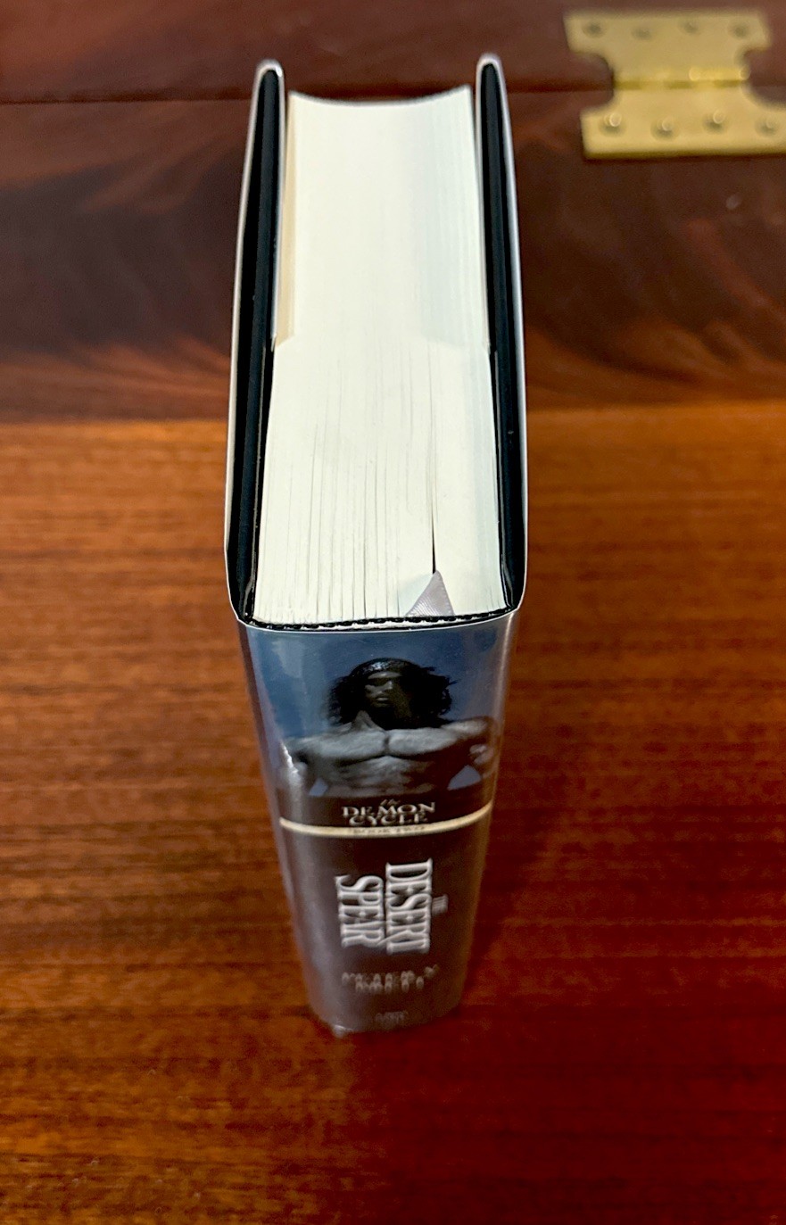 Peter V Brett SIGNED The Desert Spear. Grim Oak Limited Edition Numbered NEW