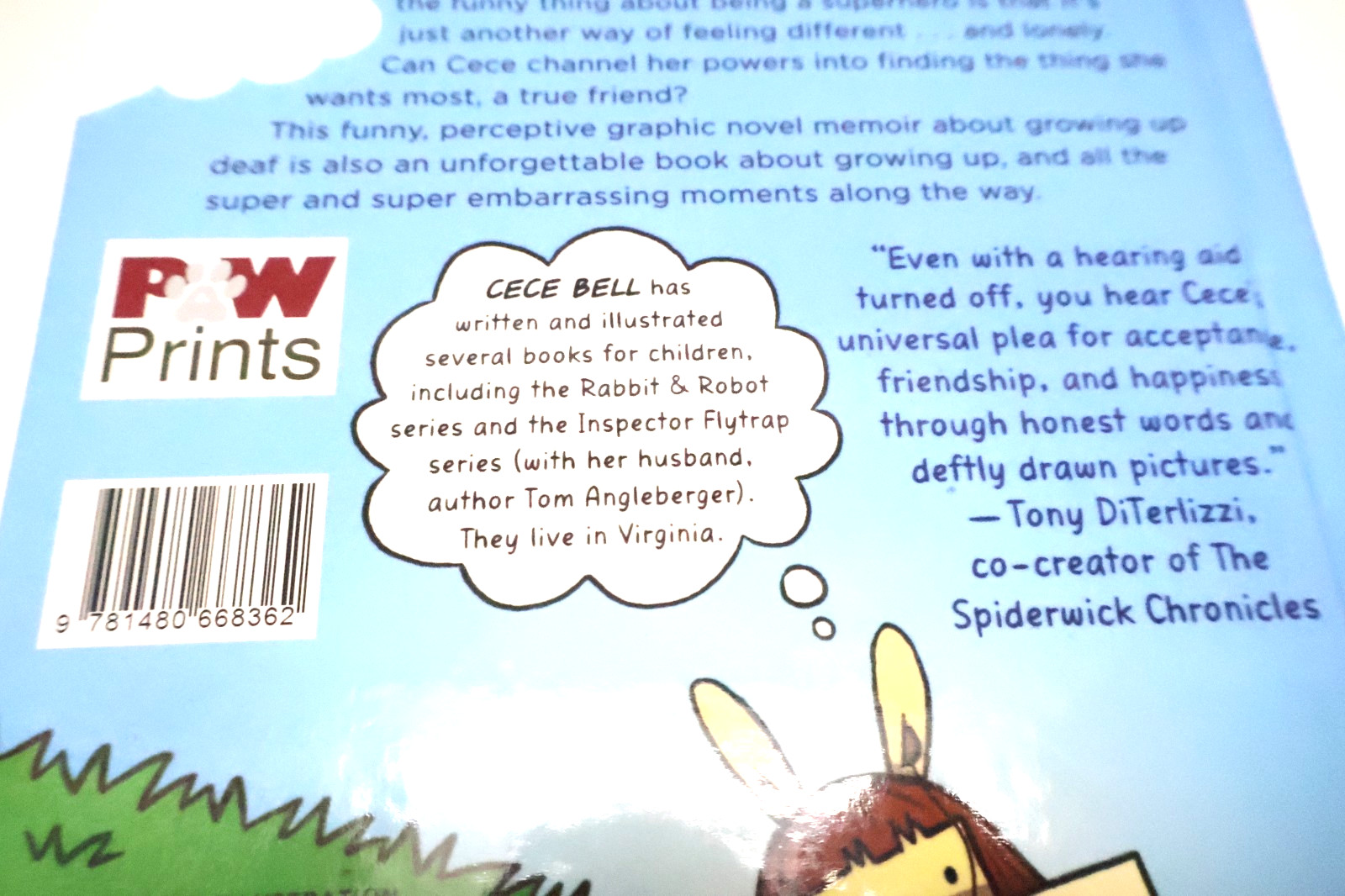 El Deafo by Cece Bell Hardcover Graphic Novel Newbery Honor Book NEW