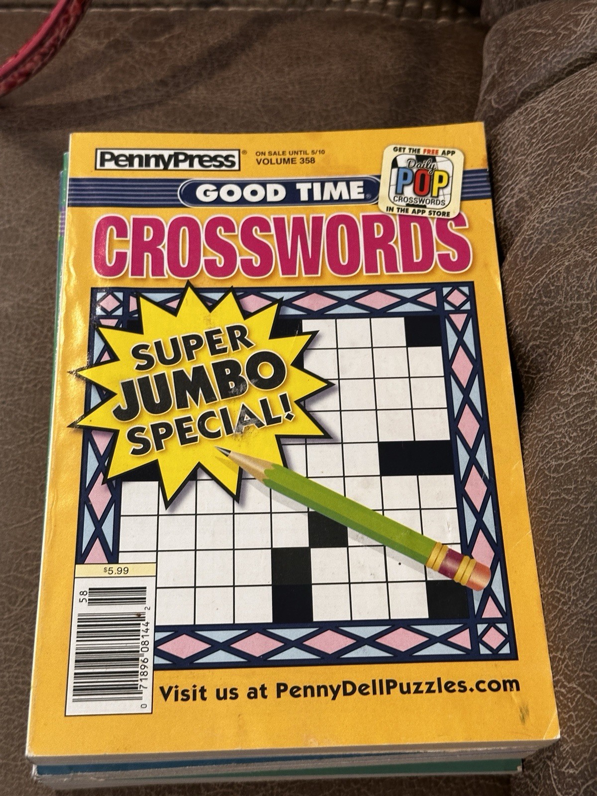 Lot of 10 All Easy Dell Penny Press ALL EASY Crossword Puzzle Books UNSORTED