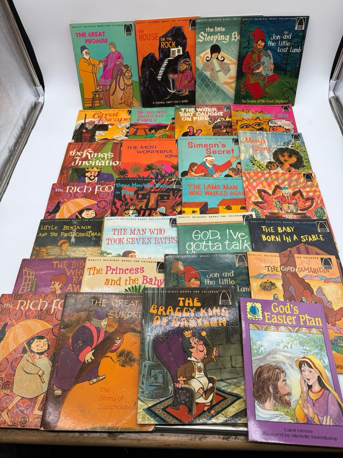 LOT (28) ARCH Quality Religious Books for Children VINTAGE 1960s-1970 Homeschool