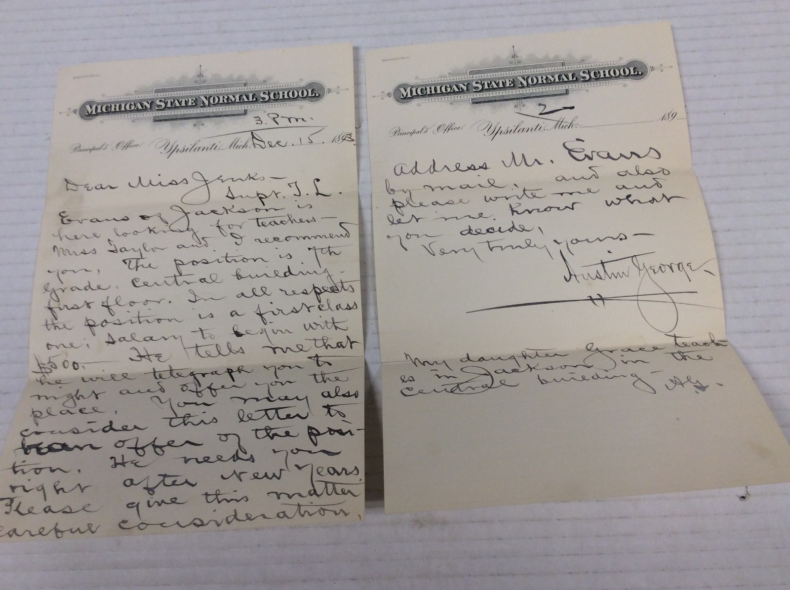AUTOBIOGRAPHY WITH LETTERS William Lyon Phelps HC + Personal Notes 1939