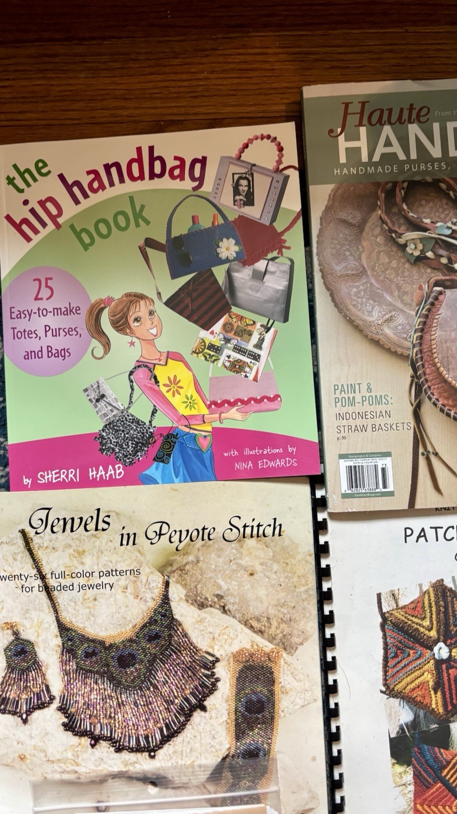 Six Great Books/Pamphlets On Making Handbags: Brand New Condition