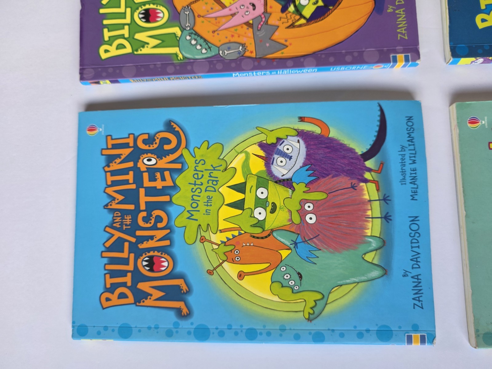 Usborne Billy And The Mini Monsters Books by Zanna Davidson- Lot of 9 VGC PB