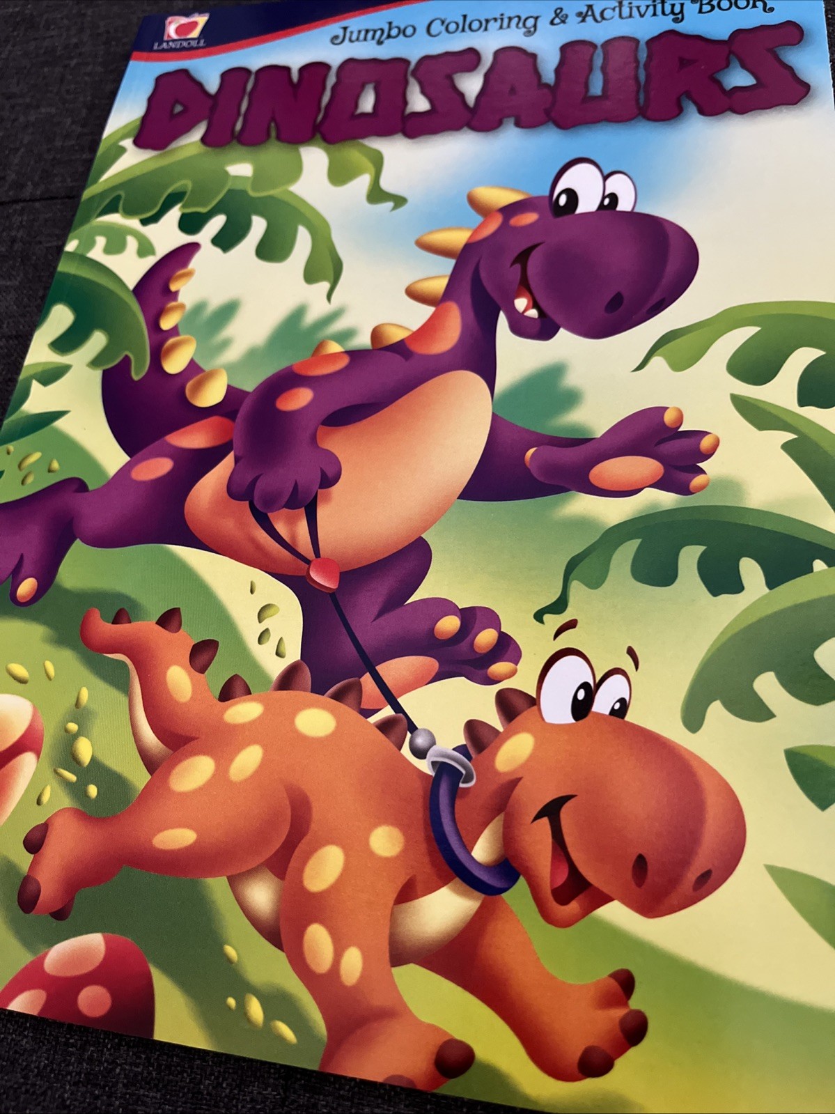 Dinosaur Jumbo Coloring & Activity Book Puzzles Games & Dinosaurs To Color