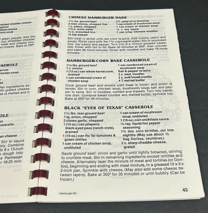 Vtg 300 Ways With Hamburger Cookbook Cooking Food Recipes Book 1996 Morris Press