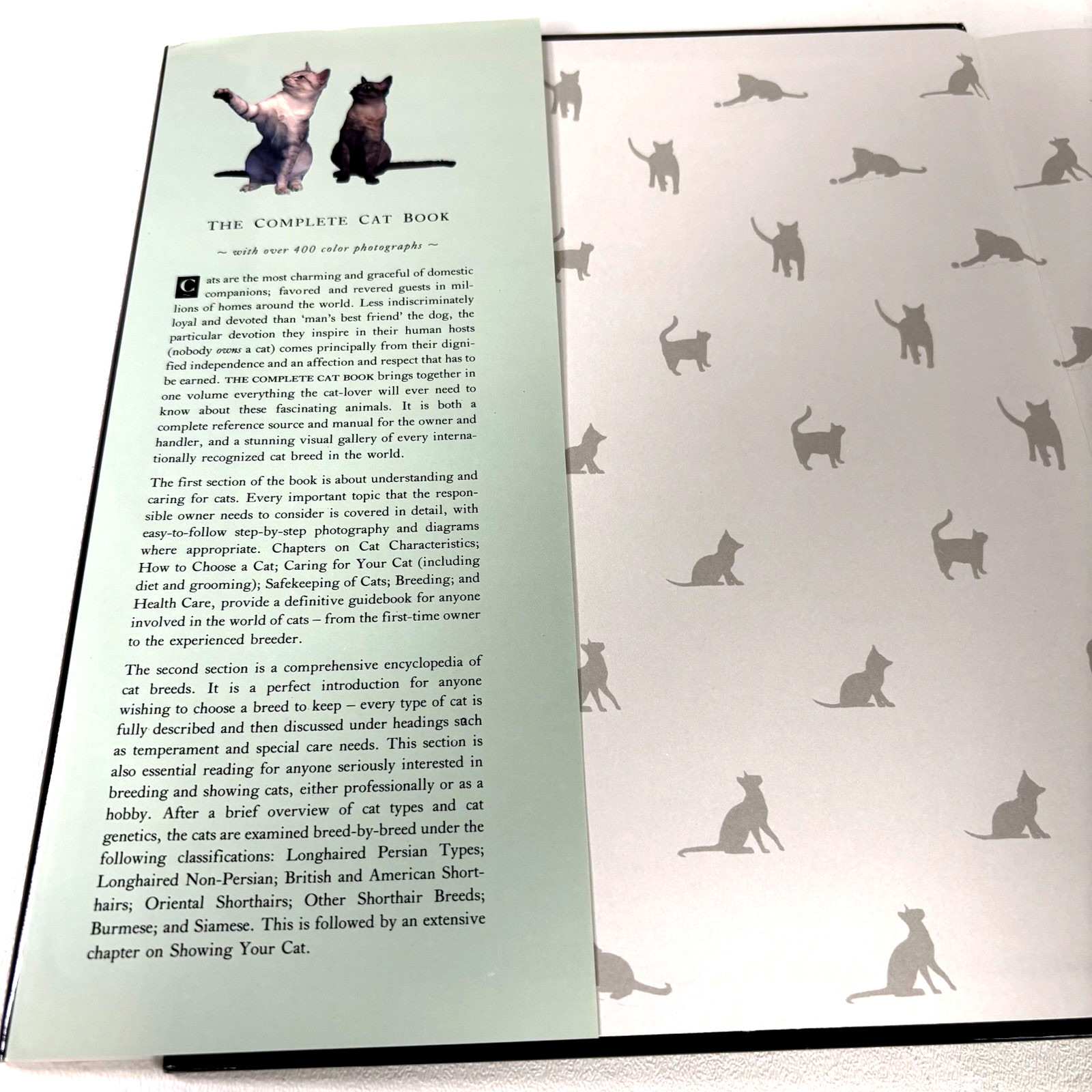 The Complete Cat Book by Paddy Cutts Hardcover First Edition 1994 With Cover