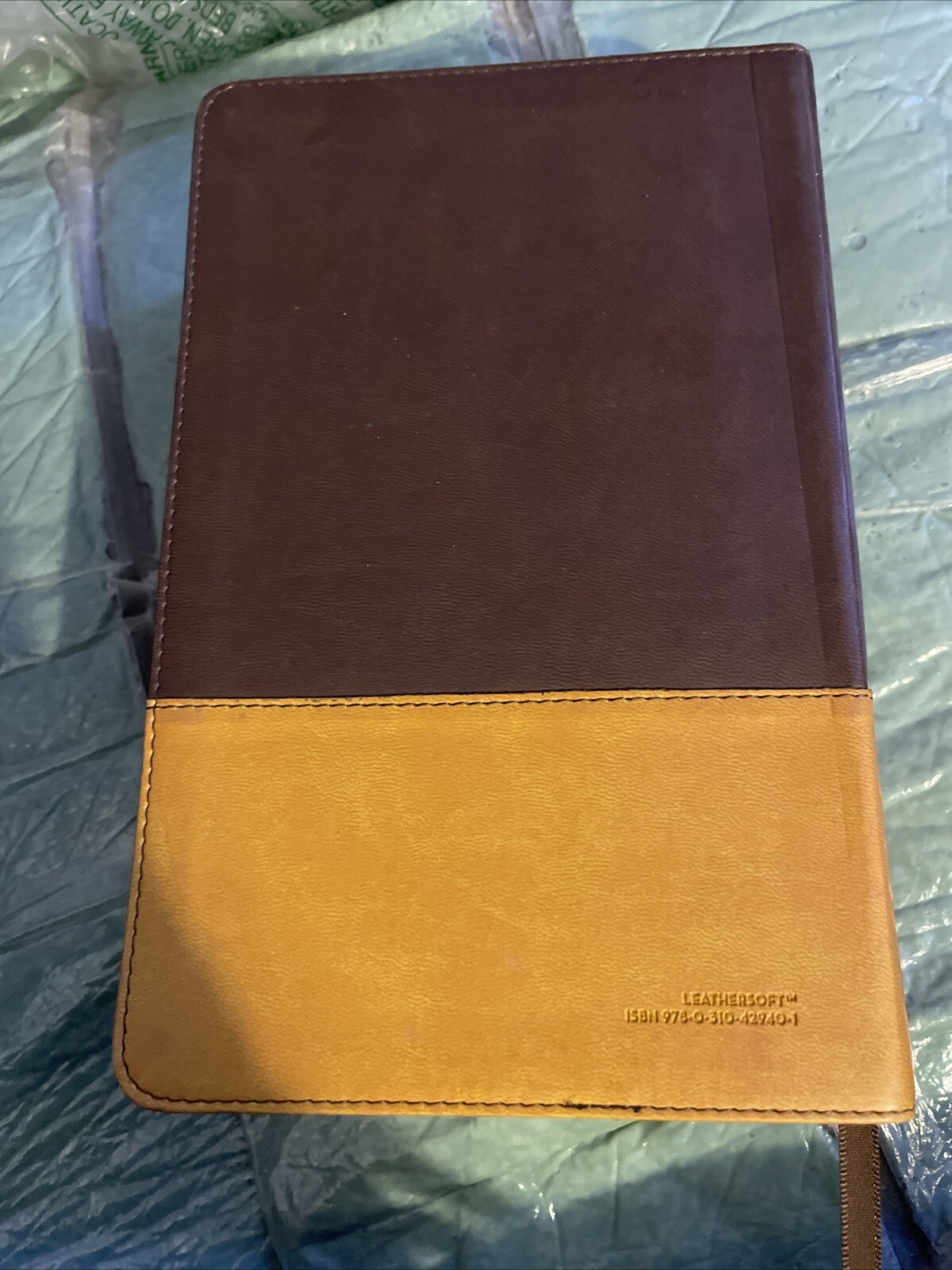 NIV Bible Large Print DuoTone Leather Soft