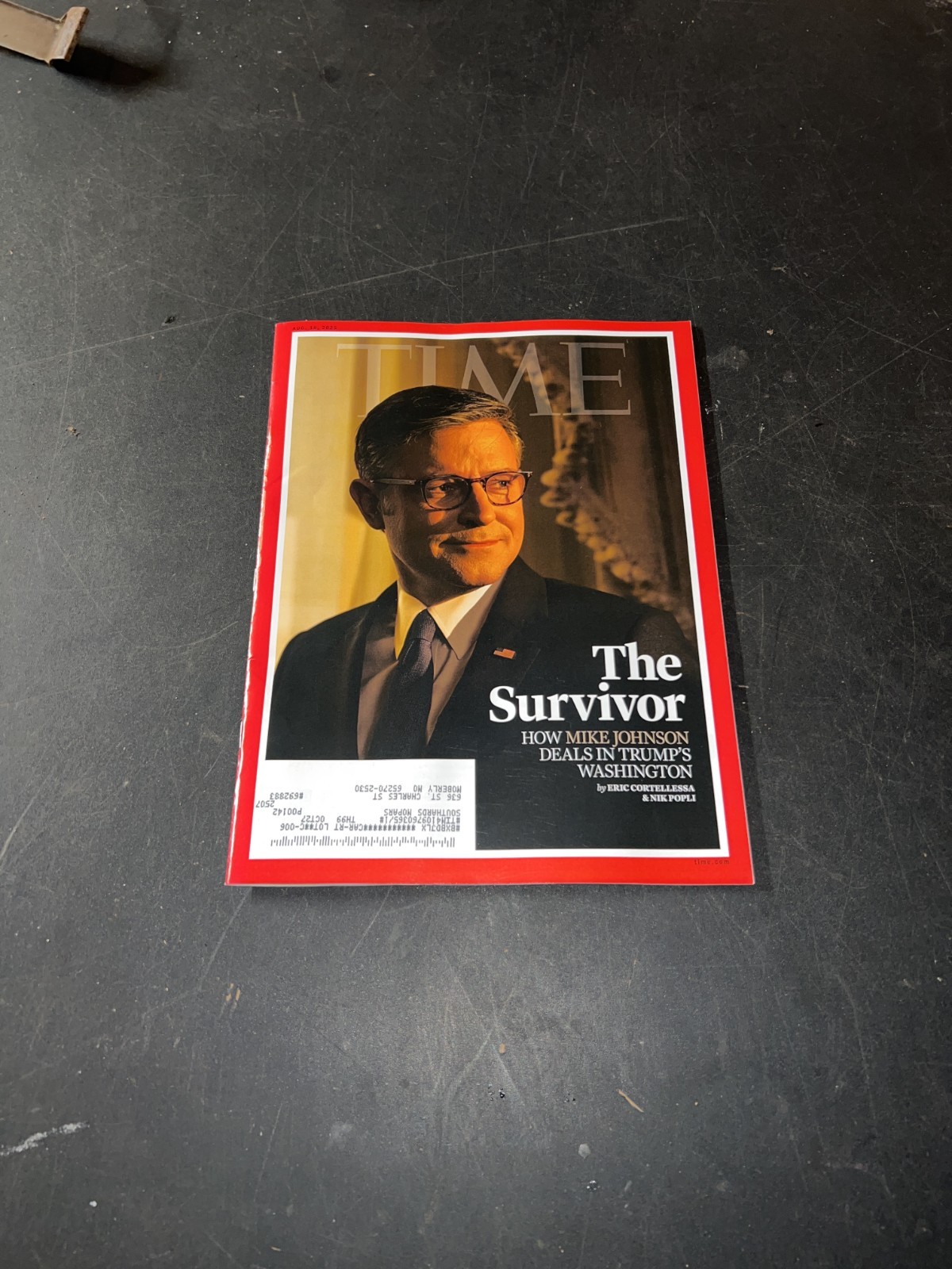 Time Magazine August 18 2025 The Survivor Cover
