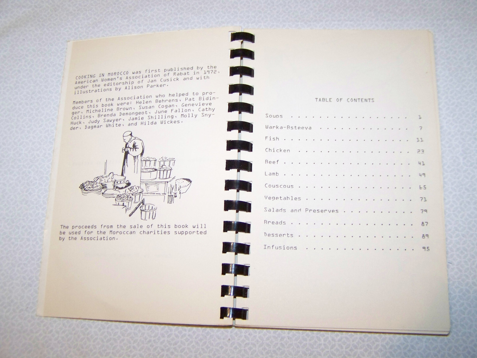 Cooking In Morocco by American Women’s Association of Rabat 1979