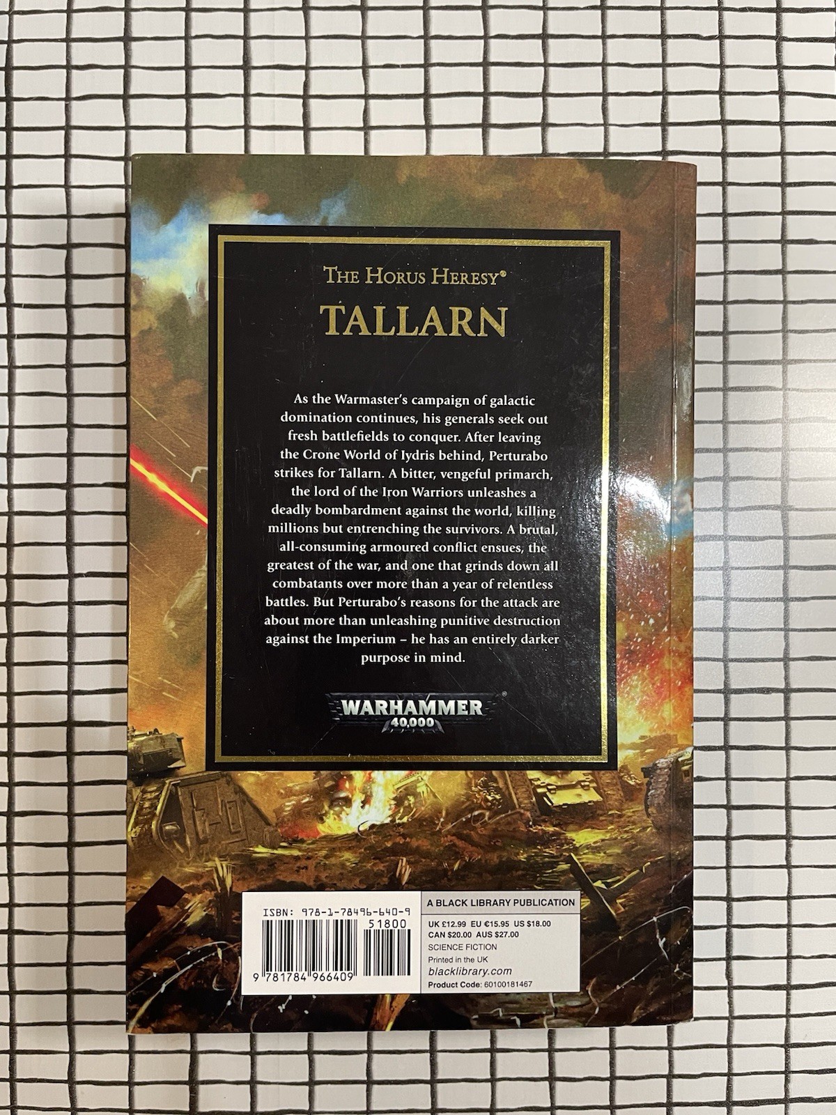 Tallarn War for A Dead World John French Horus Heresy Warhammer 40k Paperback