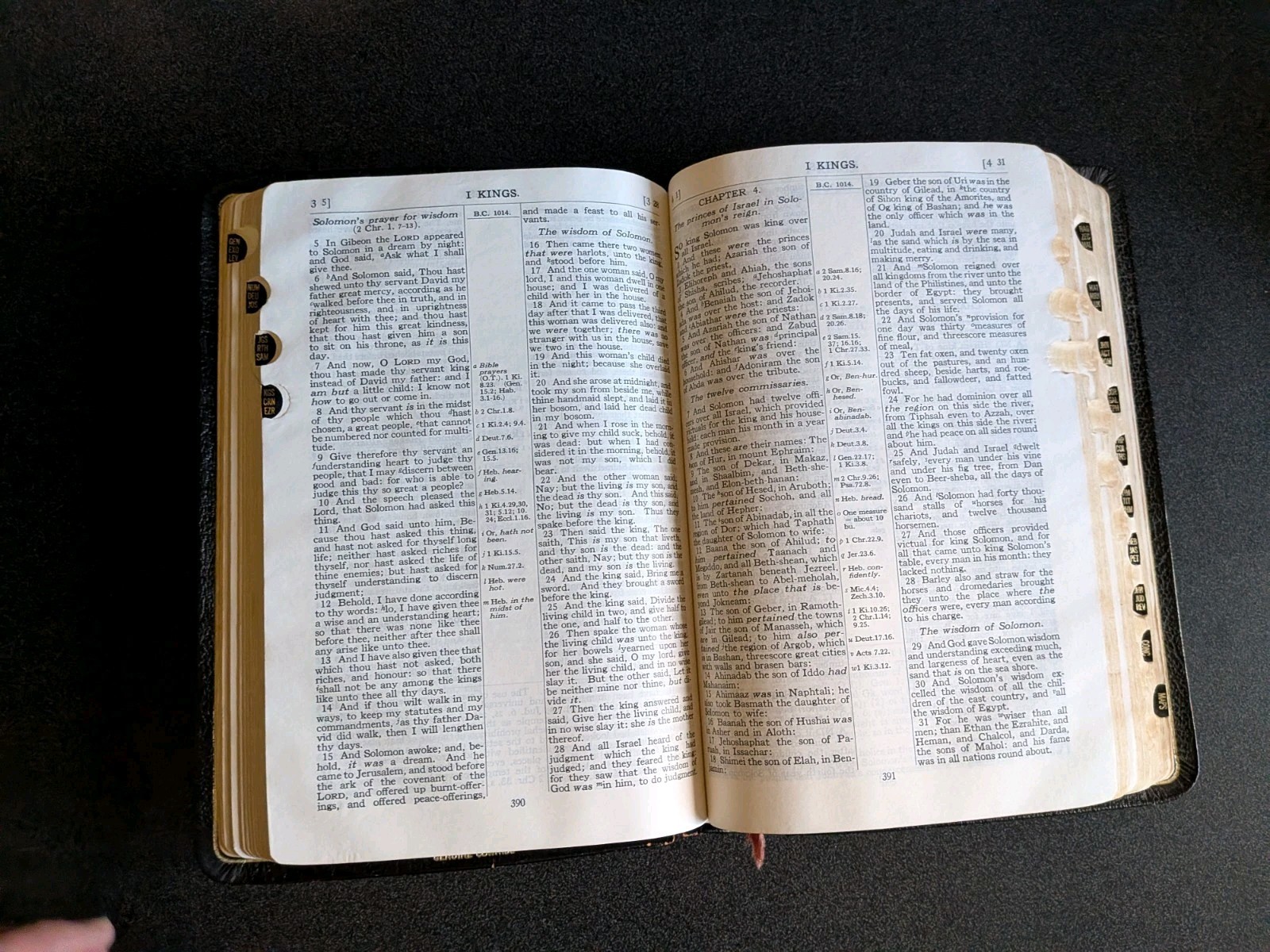 Holy Bible Scofield Reference Edition, 1945 Leatherbound, Indexed Oxford Press