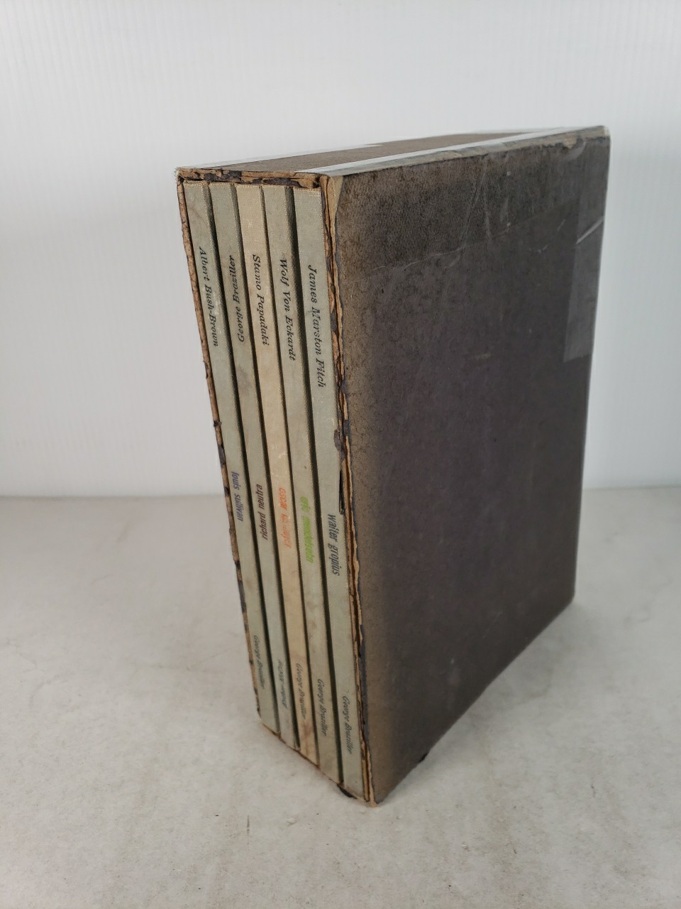Masters of World Architecture (1960 – 5 Volume Box Set) Gropius, Neutra