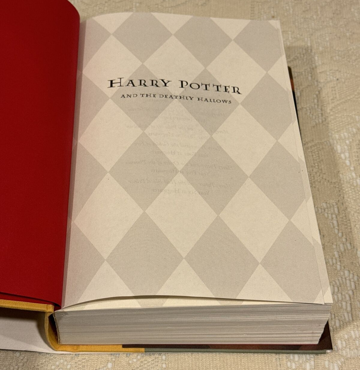 NEW Harry Potter and the Deathly Hallows by J. K. Rowling, 1st Ed. 2007, HC w/DJ