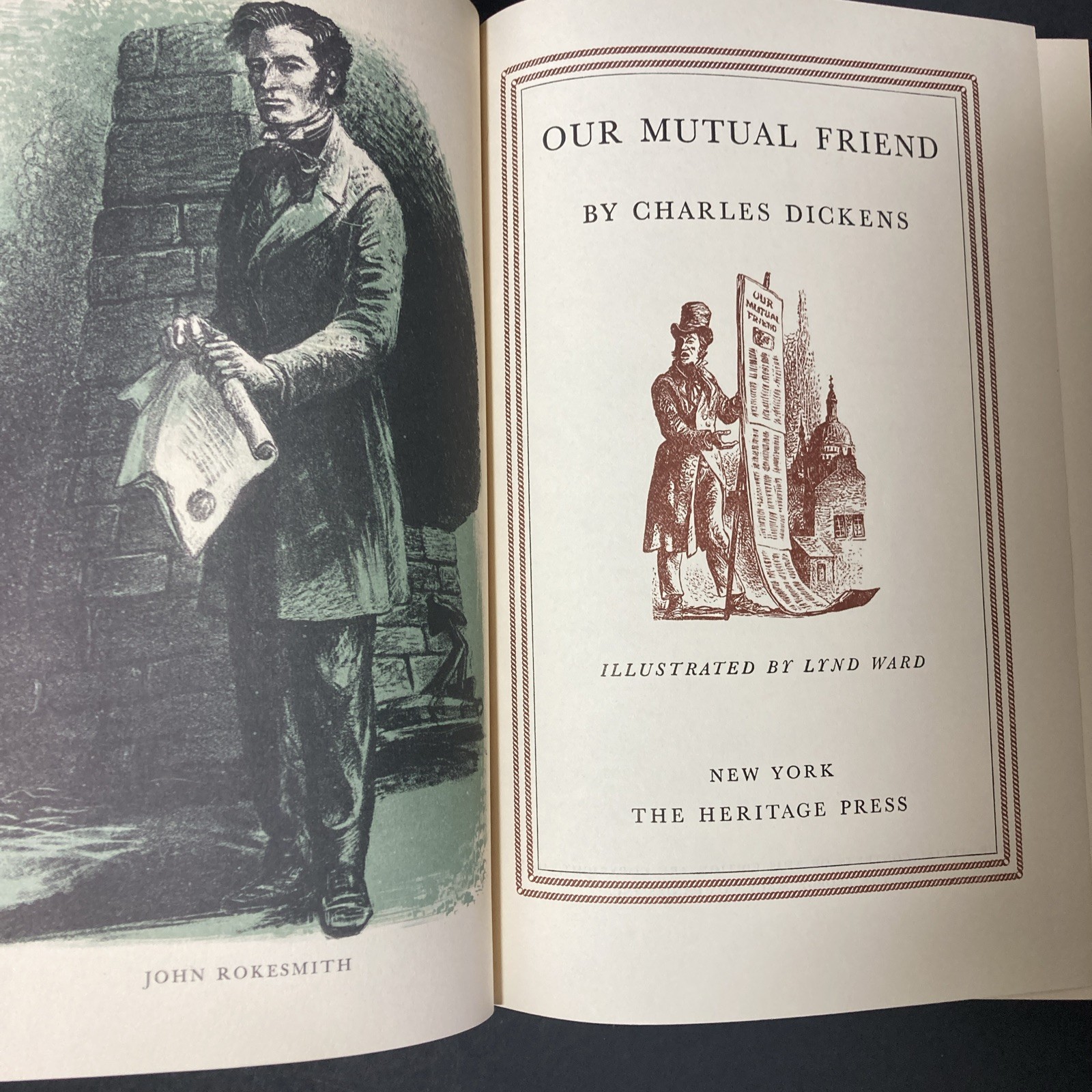 Lot of 9 VTG Heritage Press Illustrated Works of CHARLES DICKENS w/Slipcases