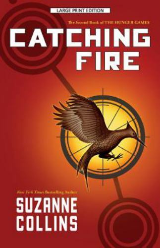 Hunger Games Trilogy: Catching Fire by Suzanne Collins (2012, Large Print)