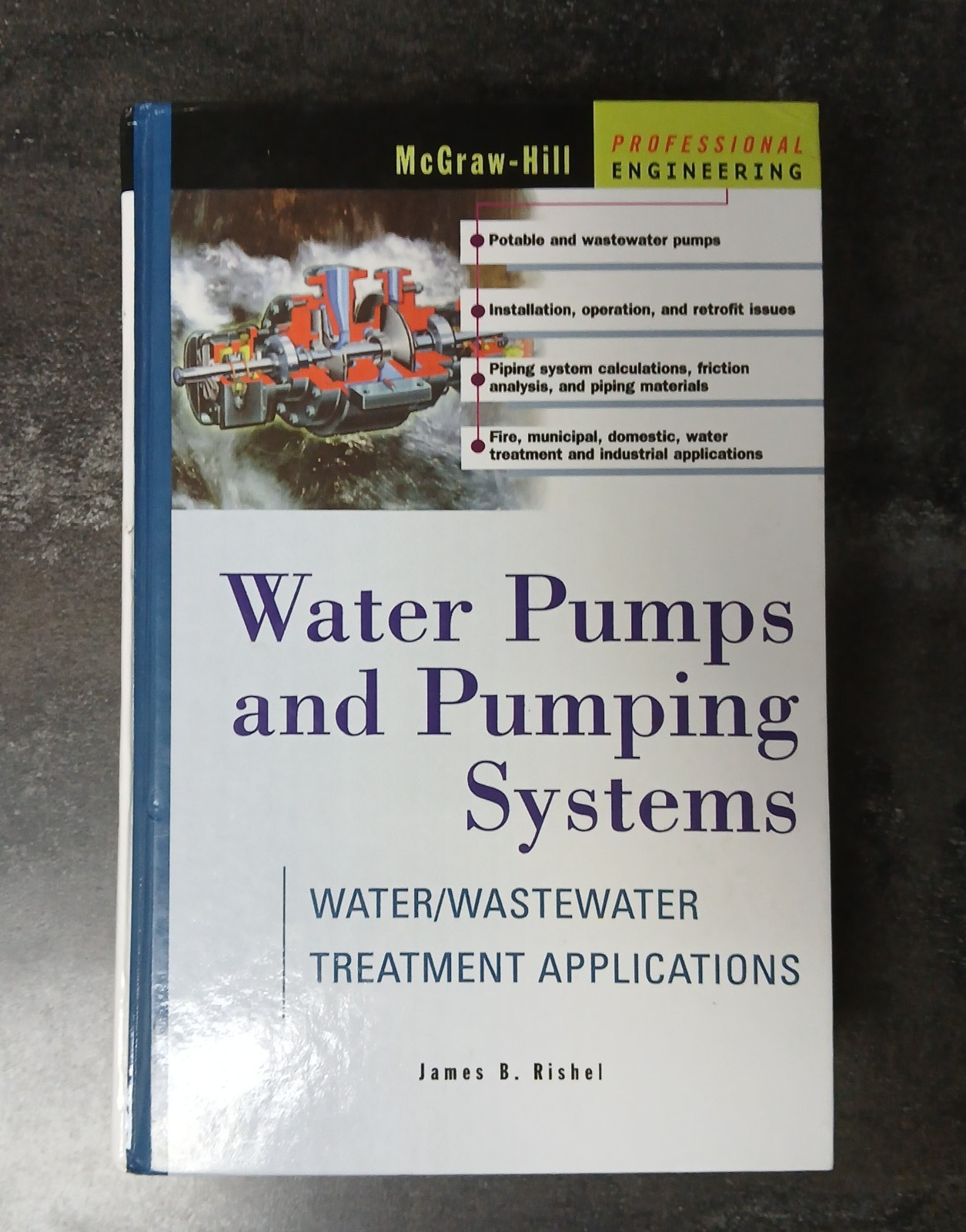 WATER PUMPS AND PUMPING SYSTEMS By James Rishel – Hardcover