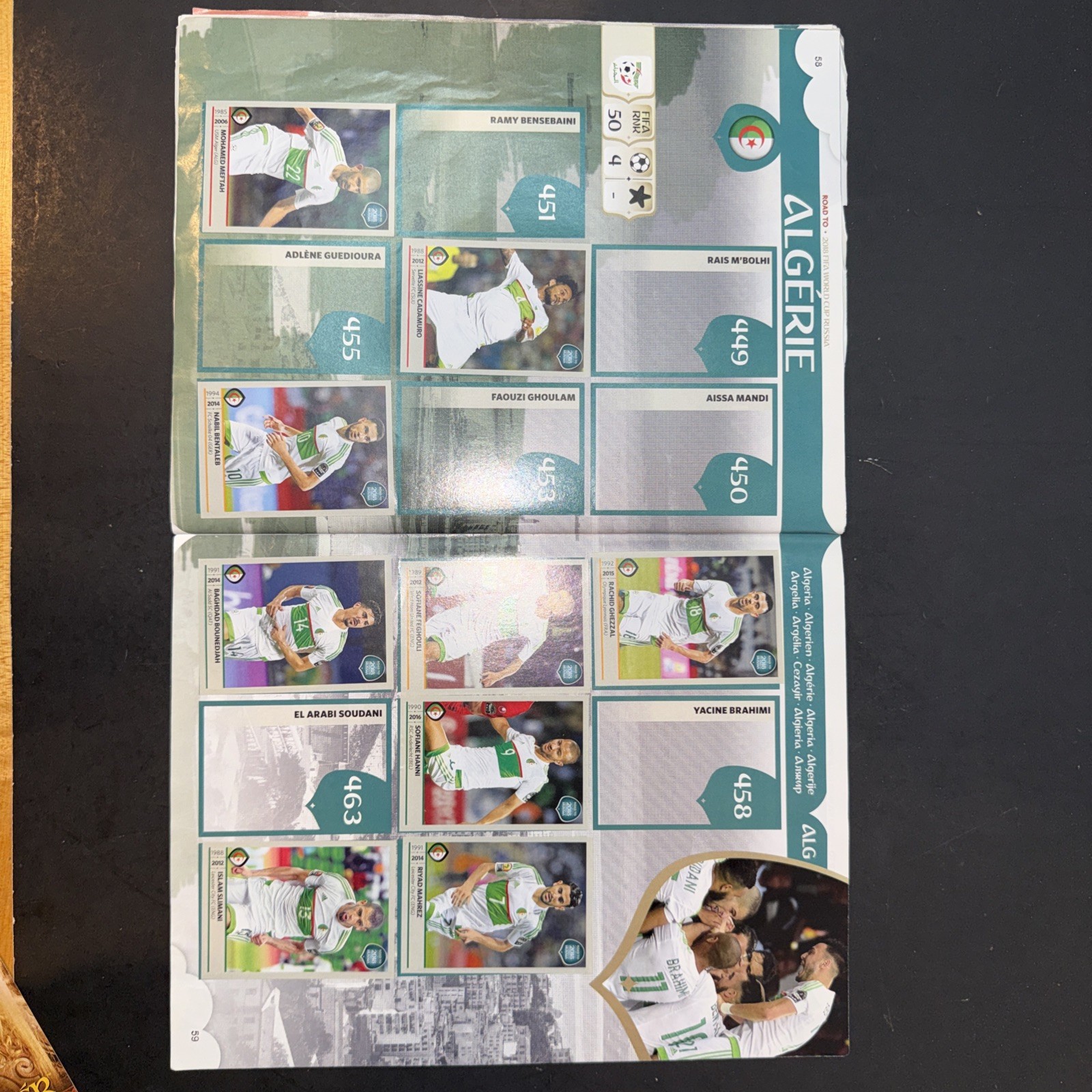 Panini Road to 2018 FIFA World Cup Russia Sticker Album w/ Stickers