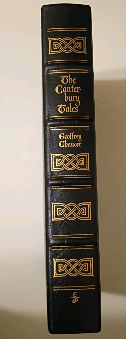 Easton Press The Canterbury Tales Collectors Edition Leather Bound ~ Very Good