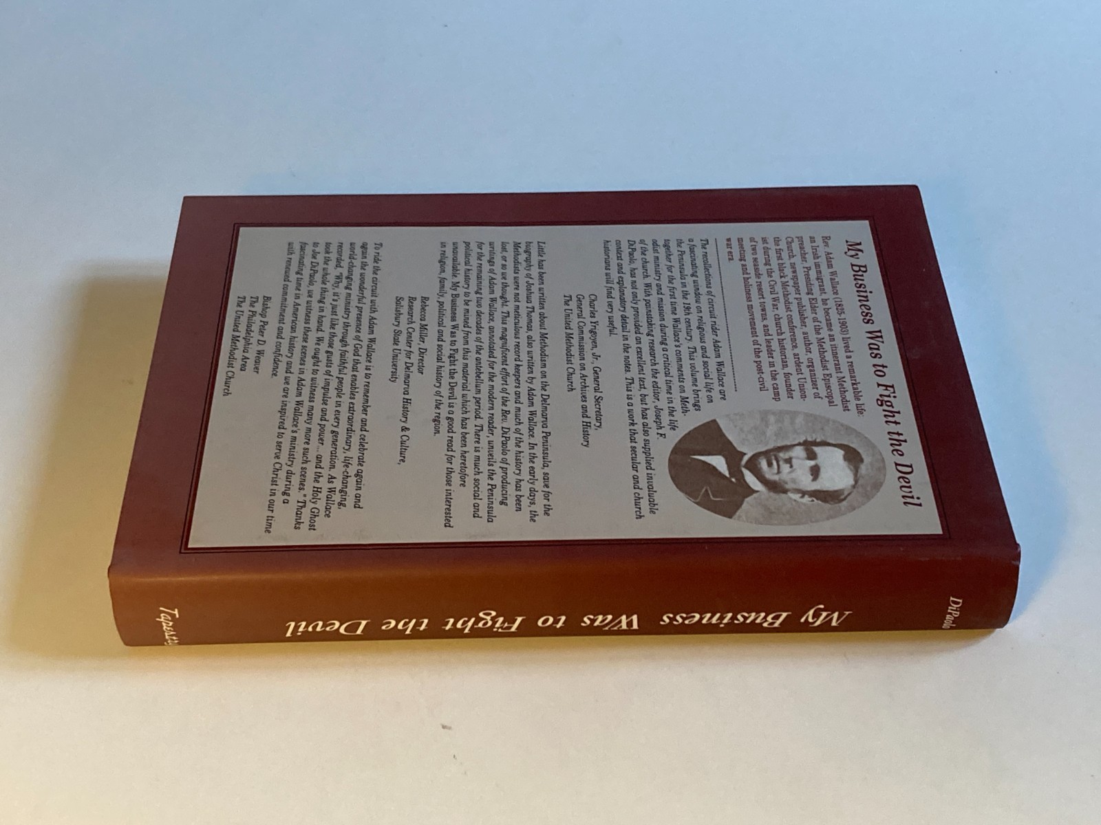 My Business Was to Fight the Devil by Rev. Adam Wallace; 1998 Hardcover, NF/NF