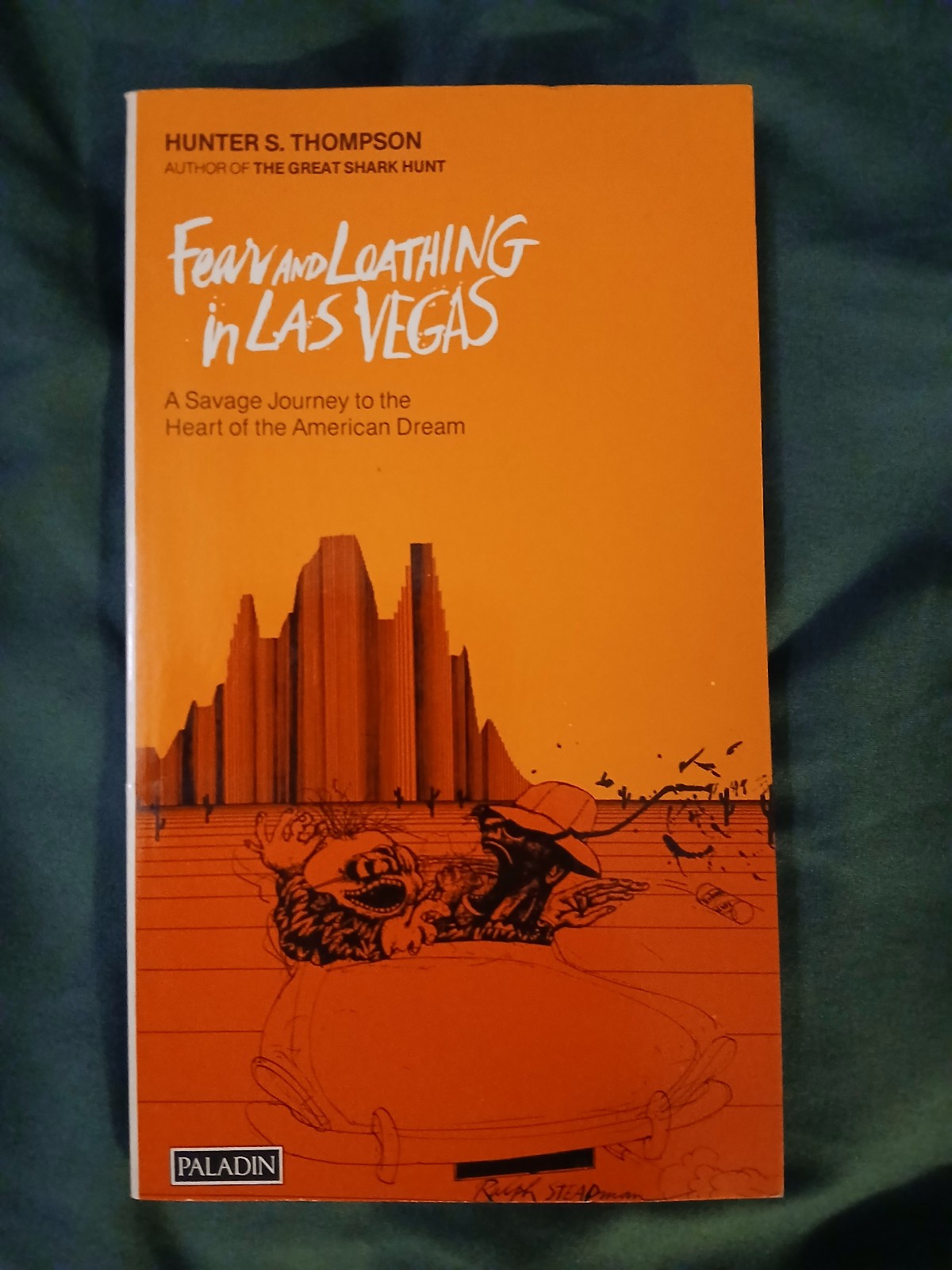 Fear and Loathing in Las Vegas Paperback Paladin Press Hunter S Thompson GOOD